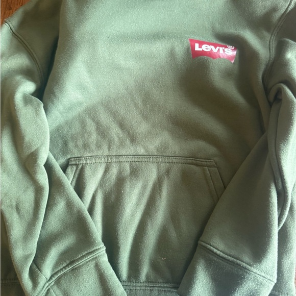 Levi's Other - Levi's Olive Green Hoodie with Red Logo Tag